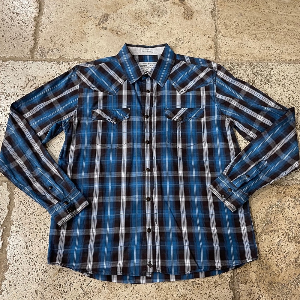 Cody James Plaid Button Down